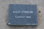FREESE J.G.H. -1924