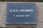 KRAMER E.H.H. -1921