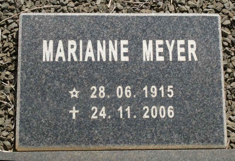 MEYER Marianne 1915-2006