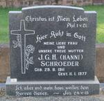 SCHROEDER J.G.H. 1911-1977