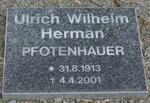 PFOTENHAUER Ulrich Wilhelm Ulrich 1913-2001