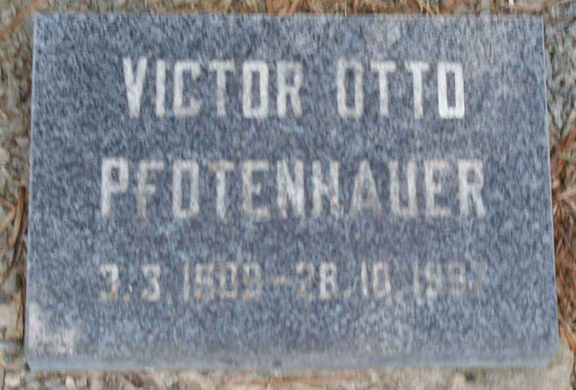 PFOTENHAUER Victor Otto 1909-1997