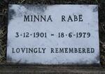 RABE Minna 1901-1979