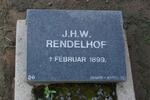 RENDELHOF J.H.W. -1899