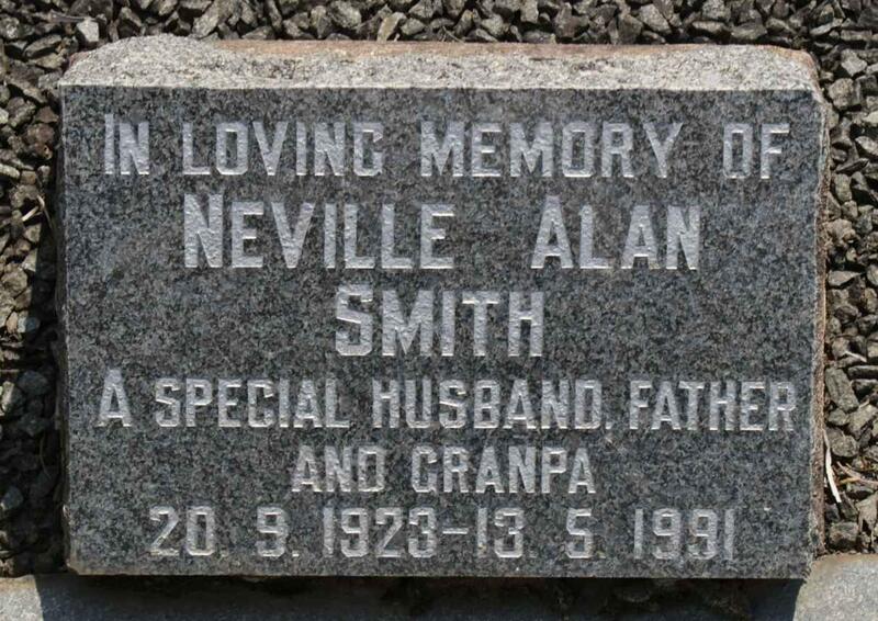 SMITH Neville Alan 1923-1991