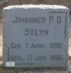 STEYN Johannes P.D. 1880-1966