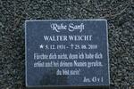 WEICHT Walter 1931-2010