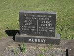 MURRAY Frank Everitt 1907-1988 & Alice Mary 1911-1987