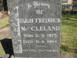 Mc CLELAND Hugh Frederick 1875-1964
