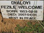 DYALOYI Fezile Welcome 1953-2007