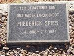 SPIES Frederick 1888-1962