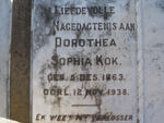 KOK Dorothea Sophia 1863-1938