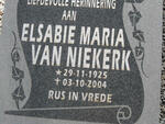 NIEKERK Elsabe Maria, van 1925-2004