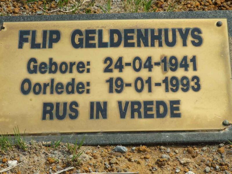 GELDENHUYS Flip 1941-1993