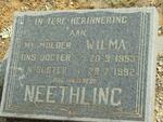 NEETHLING Wilma 1953-1992