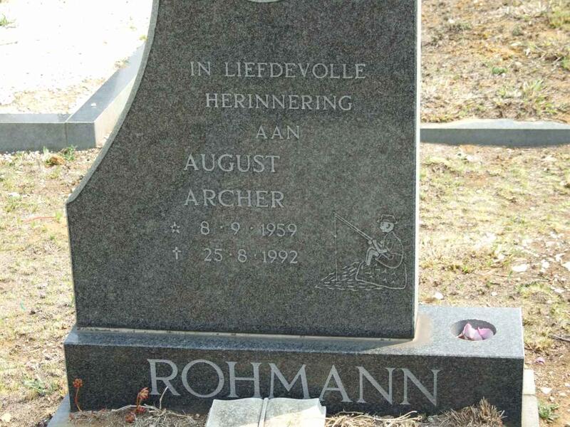 ROHMANN August Archer 1959-1992