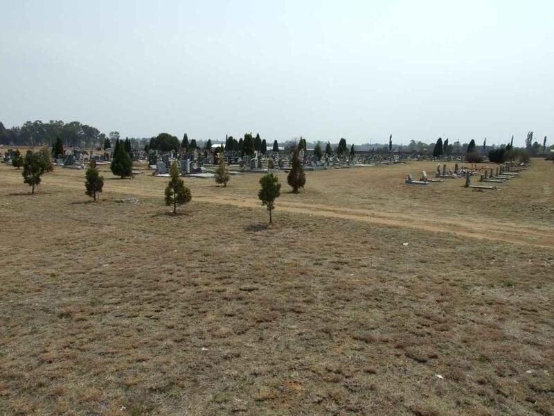 3. Overview on the new section in the cemetery