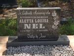 NEL Aletta Louisa 1941-2000