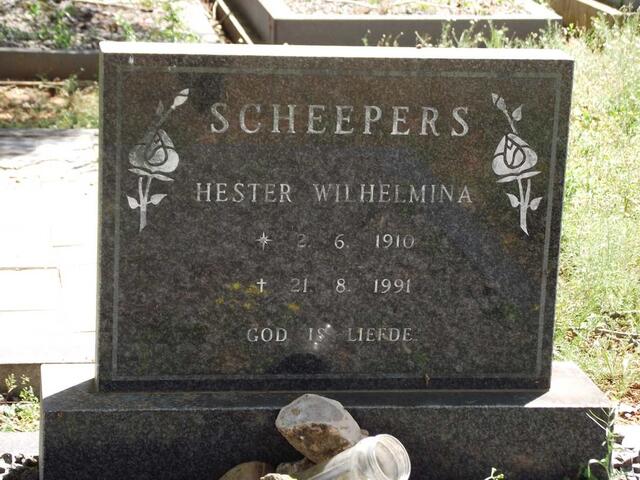 SCHEEPERS Hester Wilhelmina 1910-1991