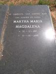 WOLMARANS Martha Maria Magdalena 1917-2005