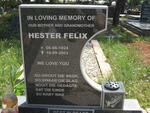 FELIX Hester 1924-2003