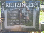 KRITZINGER Theodorus Daniel 1919-1988 & Dorothea Maria 1926-