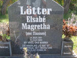LOTTER Elsabe Magretha CLAASSEN 1951-2005
