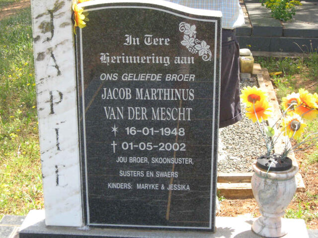 MESCHT Jacob Marthinus, van der 1948-2002
