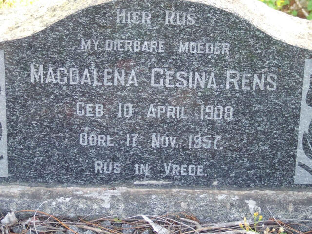 RENS Magdalena Gesina 1909-1957