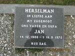 HERSELMAN Jan 1908-1975