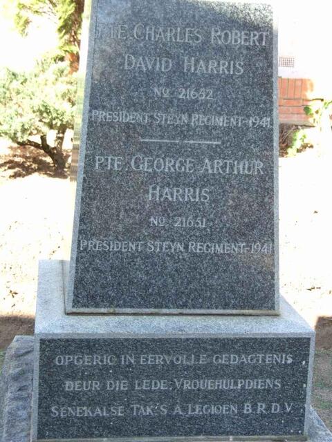 HARRIS George Arthur -1941 :: HARRIS Charles Robert David -1941