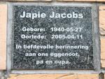 JACOBS Japie 1940-2005