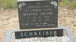 SCHREIBER Martha Jacoba 1906-1972