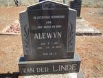 LINDE Alewyn, van der 1911-1973