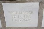 KLINGER F.M. -1905