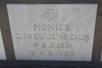 FREUDENREICH G. 1881-1905