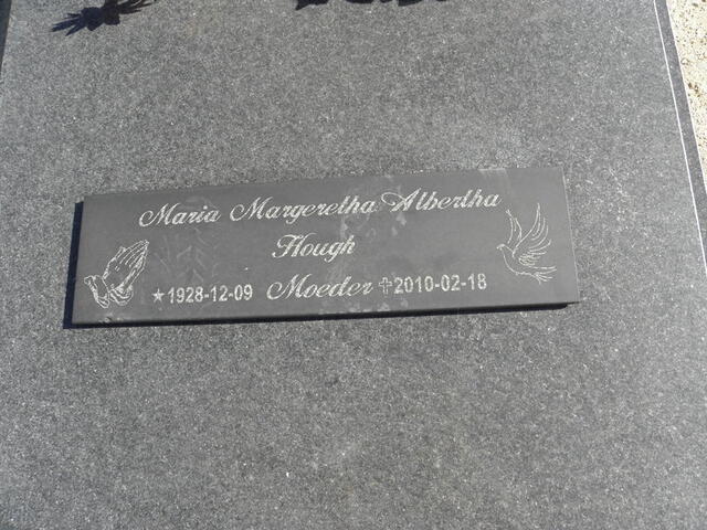HOUGH Maria Margeretha Albertha 1928-2010