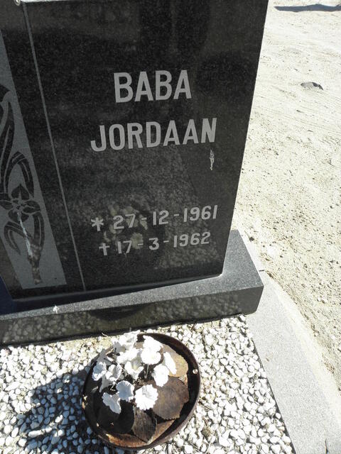 JORDAAN Baba 1961-1962