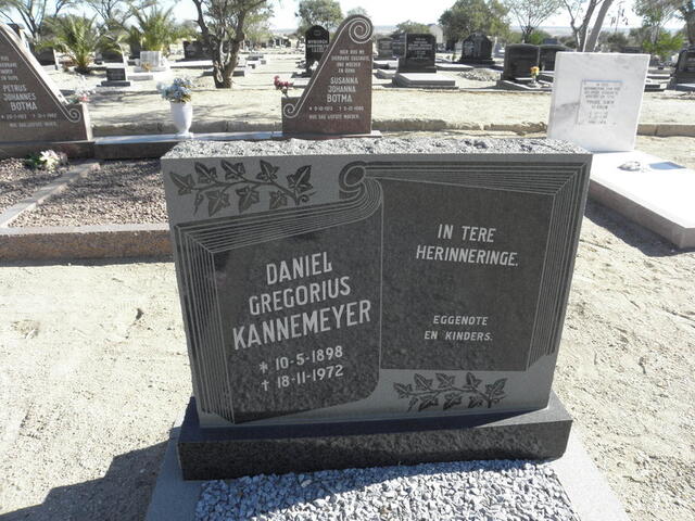 KANNEMEYER Daniel Gregorius 1898-1972