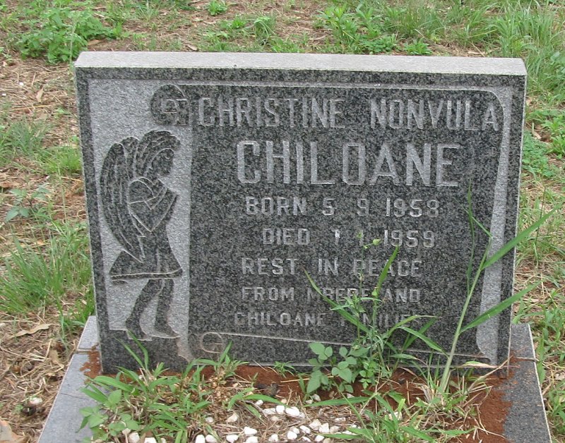 CHILOANE Christine Nonvula 1958-1959