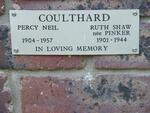 COULTHARD Percy Neil 1904-1957 & Ruth Shaw PINKER 1901-1944