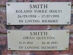 SMITH Roland Yorke 1938-1991 :: SMITH Owen Quinton 1912-2001
