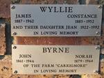 WYLLIE James 1887-1962 & Constance 1885-1952 :: WYLLIE Jean 1922-1992 :: BYRNE John 1861-1946 & Norah 1879-1964