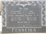 FERREIRA George Diederick 1895-1958 & Stefina C.A. 1897-1971