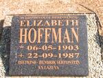 HOFFMAN Elizabeth 1903-1987