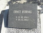 HORNIG Ernst 1895-1965