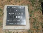 STREETER Olive Edith 1907-1996