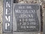 KEMP Magdalena Josina 1906-1991
