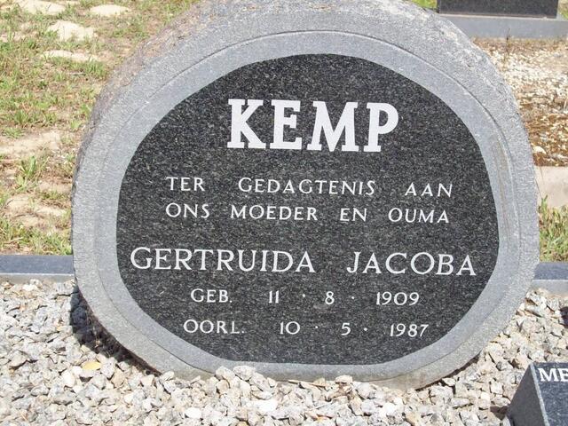 KEMP Gertruida Jacoba 1909-1987