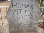 HUMAN Matthys Jacobus 1890-19?8